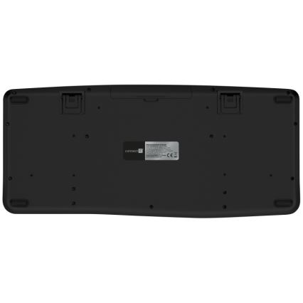 CONNECT IT CKM-6010-CS - Ergonomska bežična tastatura i miš 800/1200/1600/2400 DPI sa CZ/SK lokalizacijom 1xAA + 2xAAA crno