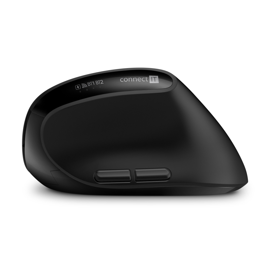 CONNECT IT CKM-6010-CS - Ergonomska bežična tastatura i miš 800/1200/1600/2400 DPI sa CZ/SK lokalizacijom 1xAA + 2xAAA crno