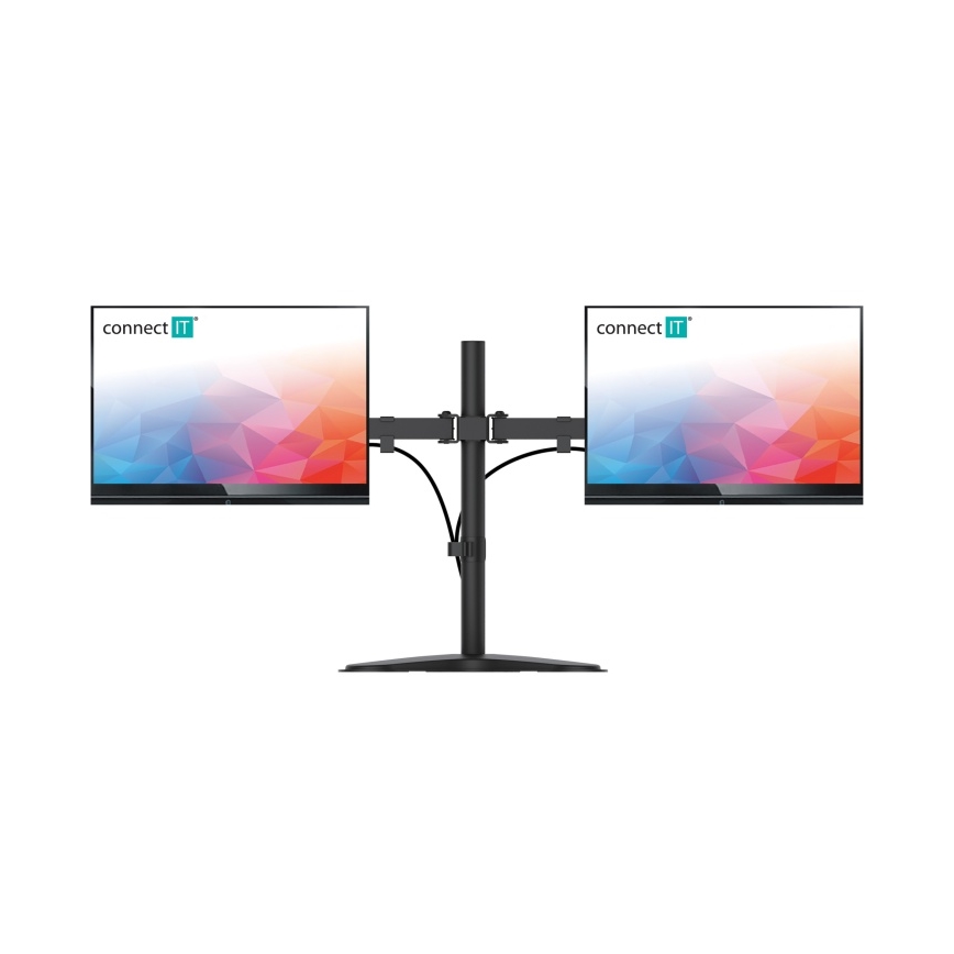 CONNECT IT CMF-3204-BK - Univerzalni držač za 2 monitora 13-32” crno