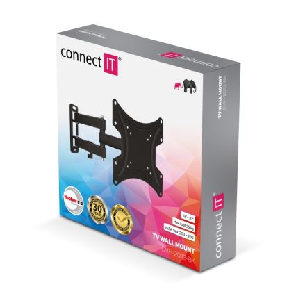 CONNECT IT CMH-2012-BK - Zidni nosač za TV 13-37” crno