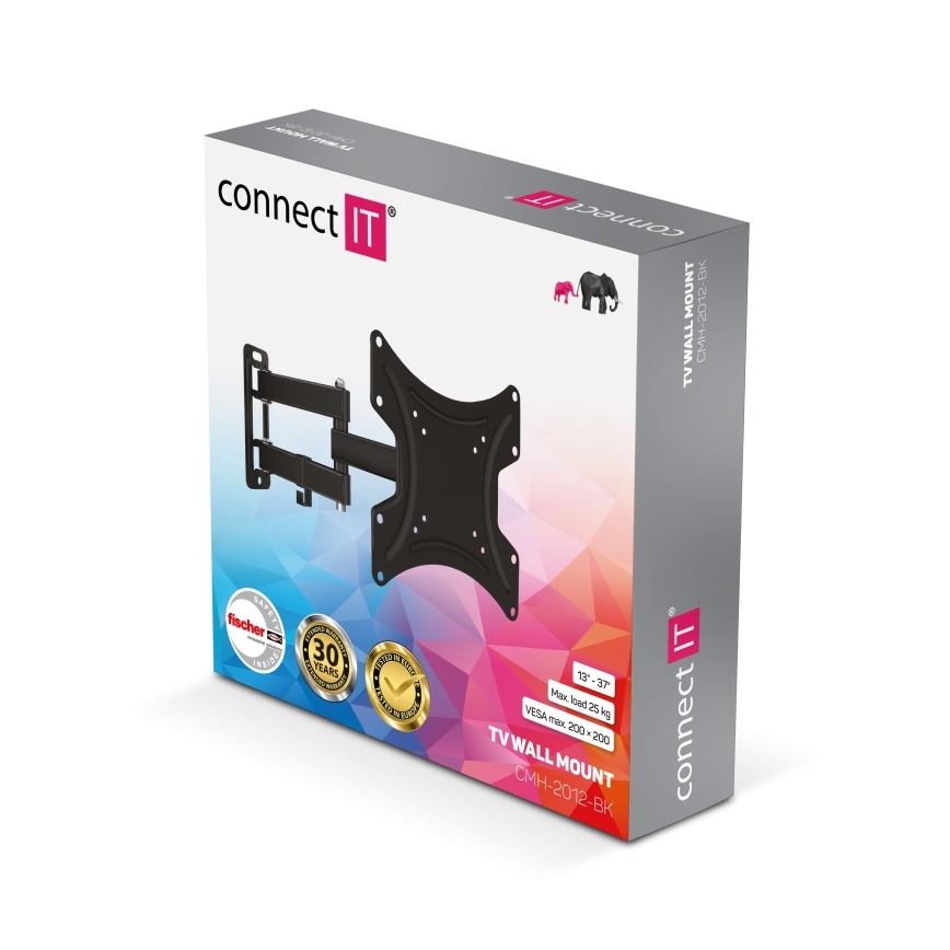 CONNECT IT CMH-2012-BK - Zidni nosač za TV 13-37” crno