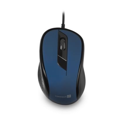CONNECT IT CMO-1200-BL - Žičani miš 1000 DPI crno/plava