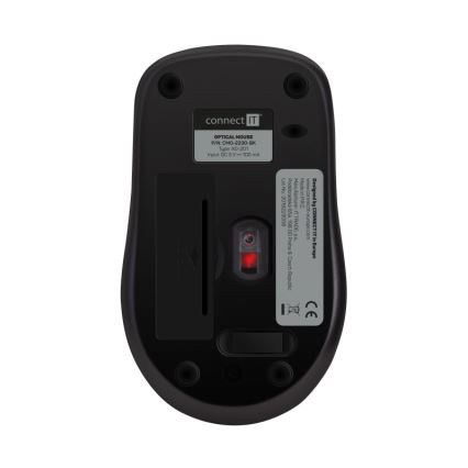 CONNECT IT CMO-2230-BK - Bežični tihi miš MUTE 1200 DPI 1xAA crno