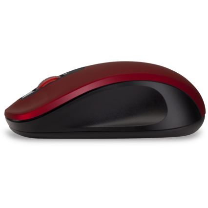 CONNECT IT CMO-2230-RD - Bežični tihi miš MUTE 1200 DPI 1xAA crno/crveno