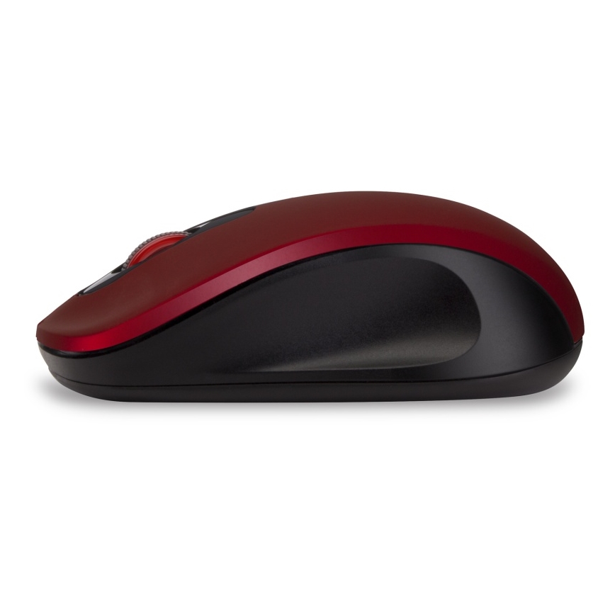 CONNECT IT CMO-2230-RD - Bežični tihi miš MUTE 1200 DPI 1xAA crno/crveno
