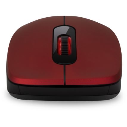 CONNECT IT CMO-2230-RD - Bežični tihi miš MUTE 1200 DPI 1xAA crno/crveno