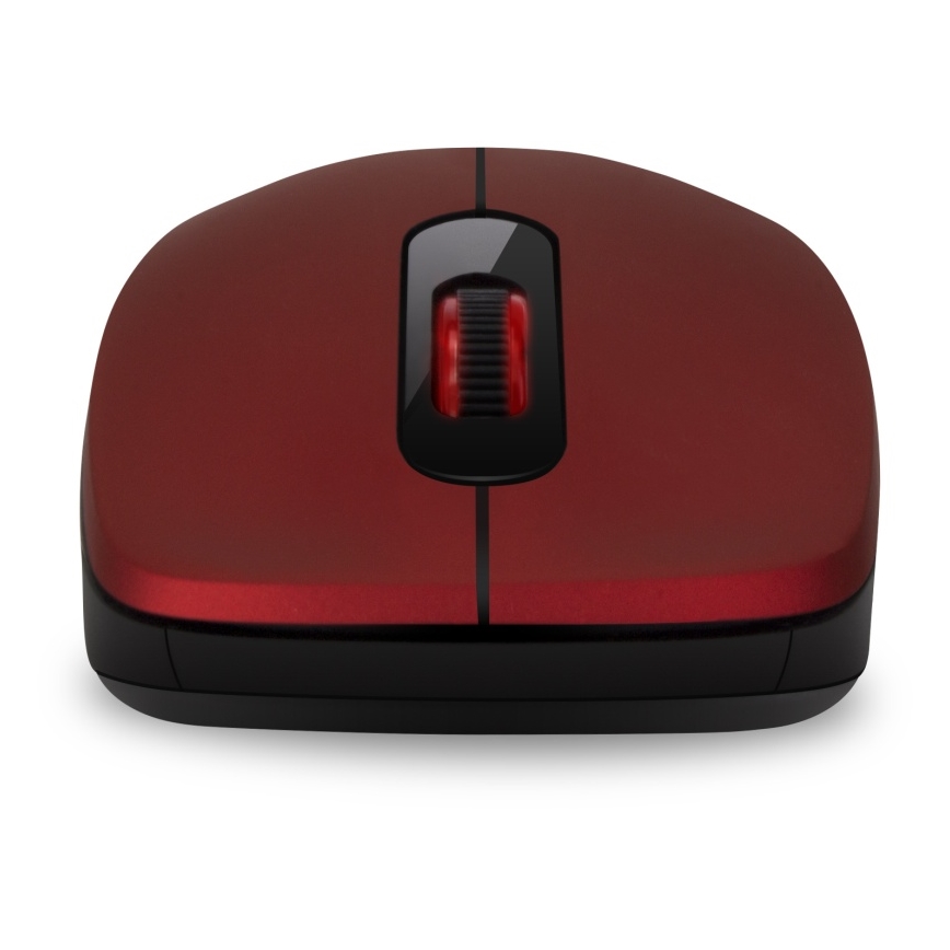 CONNECT IT CMO-2230-RD - Bežični tihi miš MUTE 1200 DPI 1xAA crno/crveno
