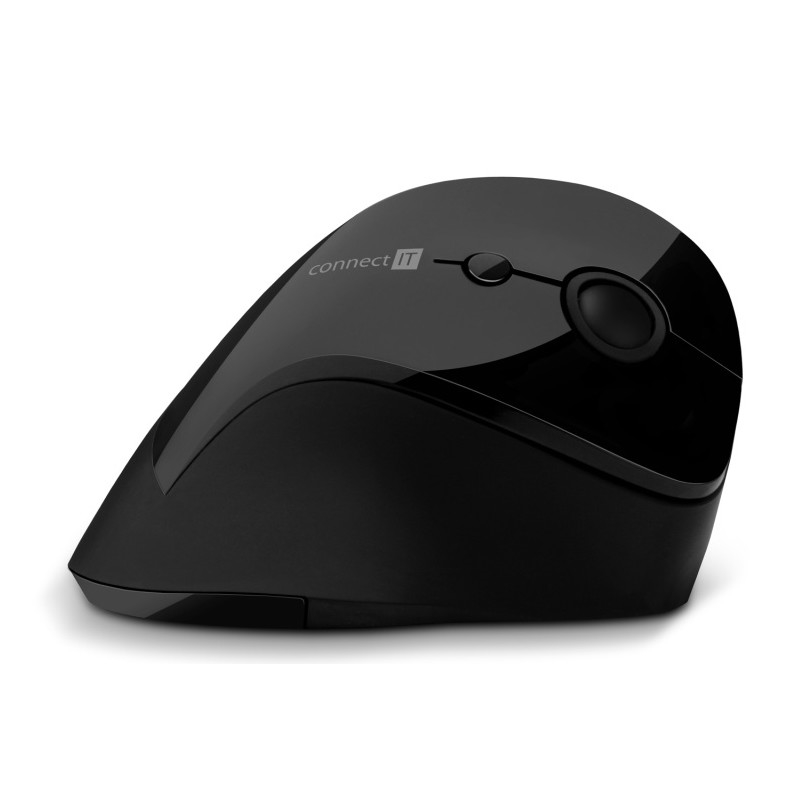 CONNECT IT CMO-2700-BK - Ergonomski bežični miš 800/1200/1600 DPI 1xAA crno