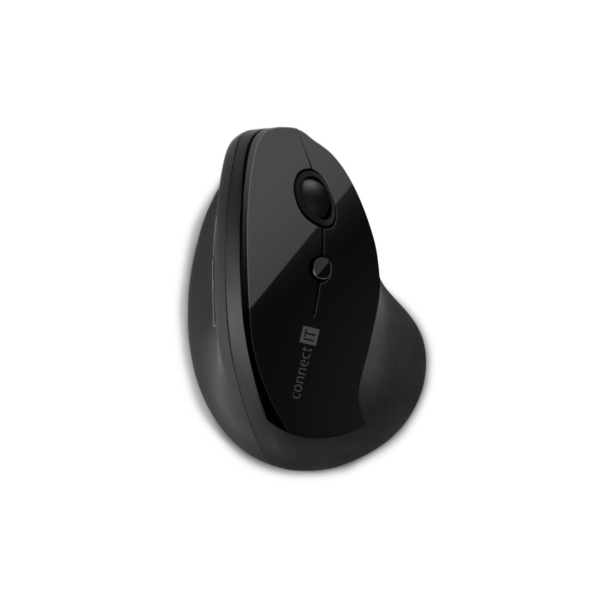 CONNECT IT CMO-2700-BK - Ergonomski bežični miš 800/1200/1600 DPI 1xAA crno