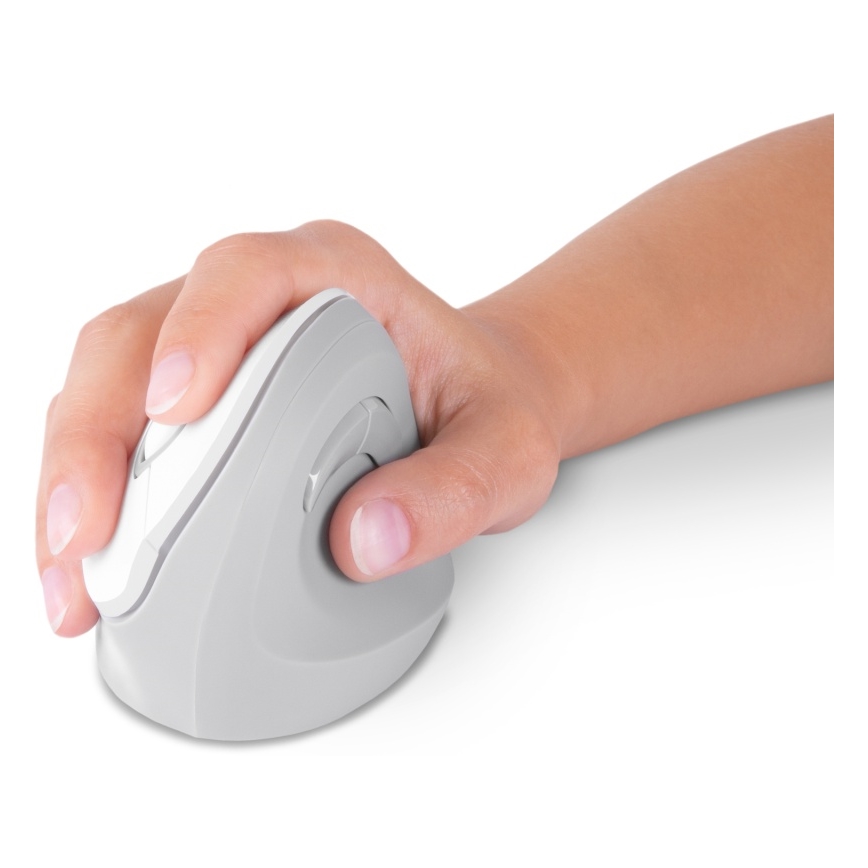 CONNECT IT CMO-2700-WH - Ergonomski bežični miš 800/1200/1600 DPI 1xAA bela