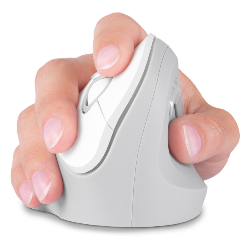 CONNECT IT CMO-2700-WH - Ergonomski bežični miš 800/1200/1600 DPI 1xAA bela