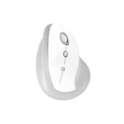 CONNECT IT CMO-2700-WH - Ergonomski bežični miš 800/1200/1600 DPI 1xAA bela