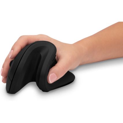 CONNECT IT CMO-2900-BK - Ergonomski bežični miš, 800/1200/1600 DPI, napajanje 1xAA, crna