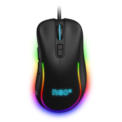 CONNECT IT CMO-3589-BK - LED RGB Gejming miš sa kablom 200-7200 DPI crno