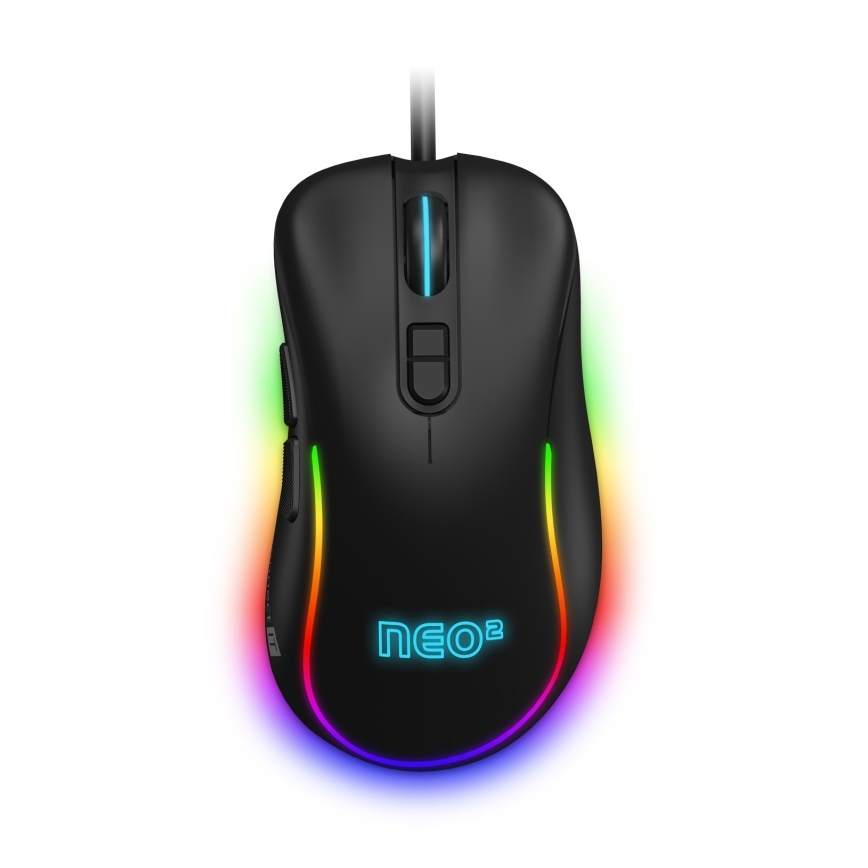 CONNECT IT CMO-3589-BK - LED RGB Gejming miš sa kablom 200-7200 DPI crno