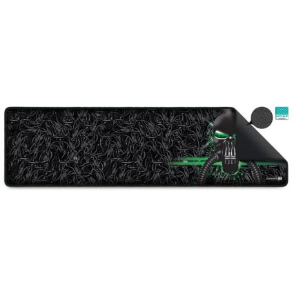 CONNECT IT CMP-1110-LG - Podloga za tastaturu i miš 88,6x24,5 cm crno/zelena