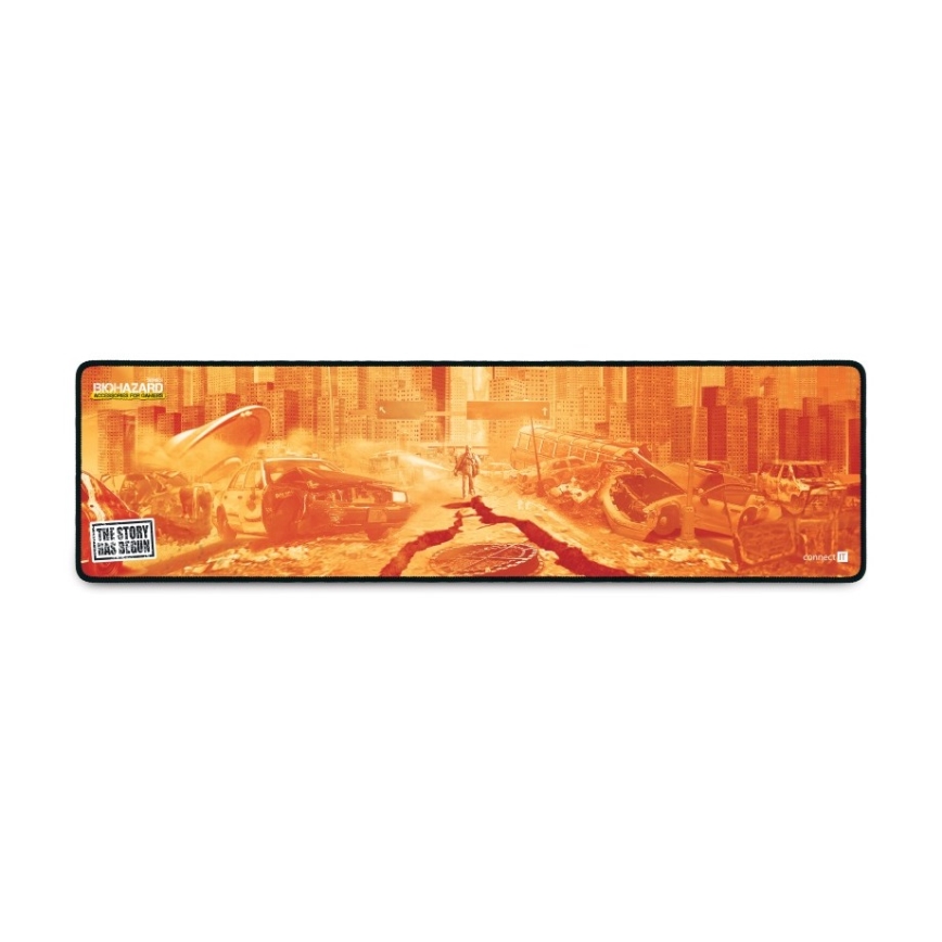 CONNECT IT CMP-1140-LG - Podloga za tastaturu i miš 88,6x24,5 cm narandžasta
