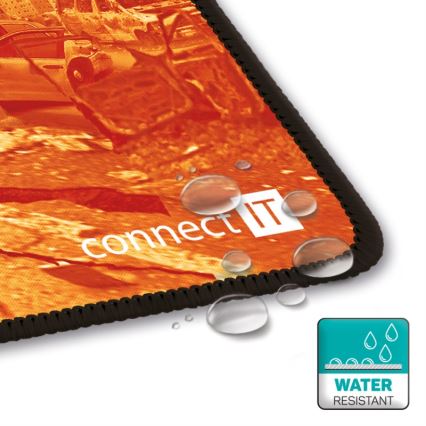 CONNECT IT CMP-1140-LG - Podloga za tastaturu i miš 88,6x24,5 cm narandžasta