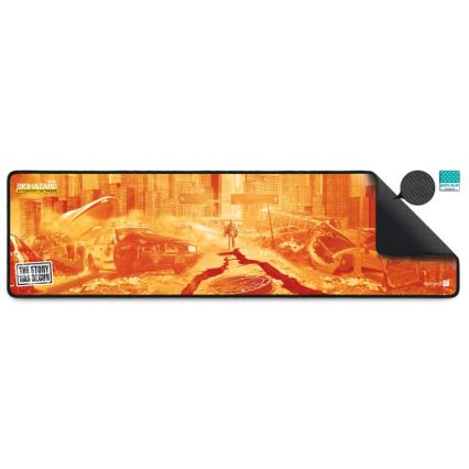 CONNECT IT CMP-1140-LG - Podloga za tastaturu i miš 88,6x24,5 cm narandžasta