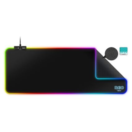 CONNECT IT CMP-3100-LG - LED RGB Gejmerska podloga za tastaturu i miša 80x30 cm crno