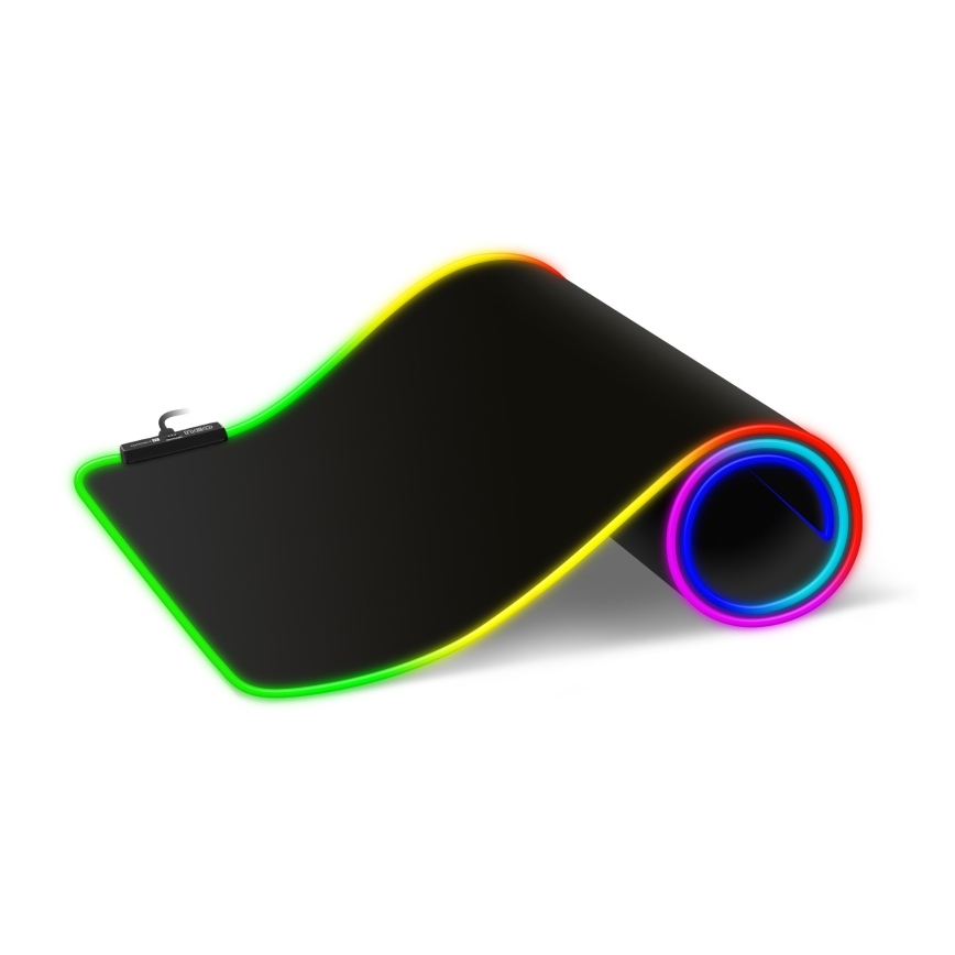 CONNECT IT CMP-3100-LG - LED RGB Gejmerska podloga za tastaturu i miša 80x30 cm crno