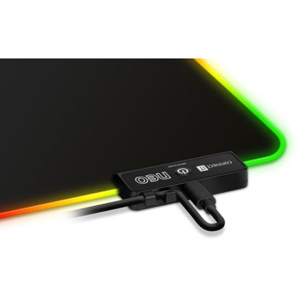 CONNECT IT CMP-3100-SM - LED RGB Gejmerska podloga za miša 32x24,5 cm crno