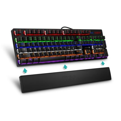 CONNECT IT CMP-3590-LG - Ergonomska prostirka za tastaturu crno