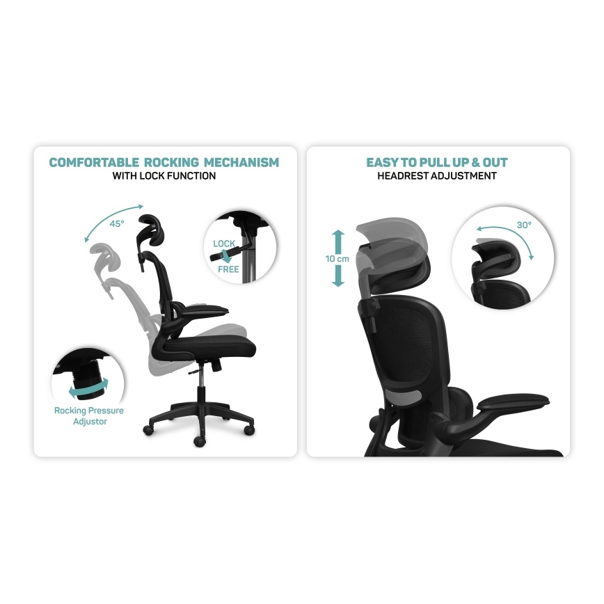 CONNECT IT COC-2500-BK - Kancelarijska stolica ForHealth DeltaPro crna