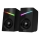 CONNECT IT CSP-1100-BK - Set 2x LED RGB Gejming zvučnik 6W/5V crno
