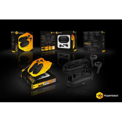 CONNECT IT HEP-5300-BK - Bežične slušalice sa mikrofonom 300 mAh crno