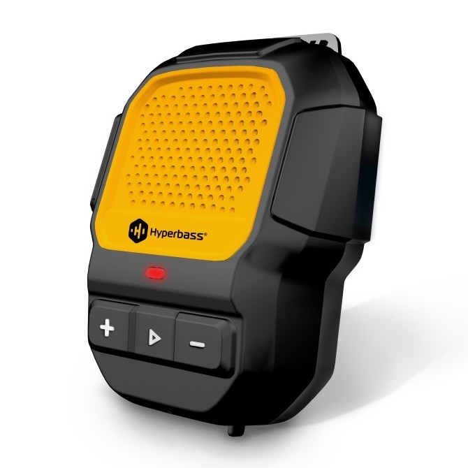 CONNECT IT HSP-1010-BK - Bežični zvučnik sa mikrofonom ClipBEAT 2 W/5 V, 560 mAh, IPX7, crna/žuta