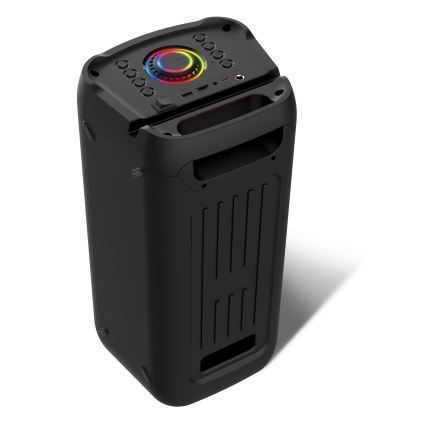 CONNECT IT HSP-3050-BK - LED Bežični zvučnik sa mikrofonom 60W/5V 4500 mAh crno + Daljinski upravljač