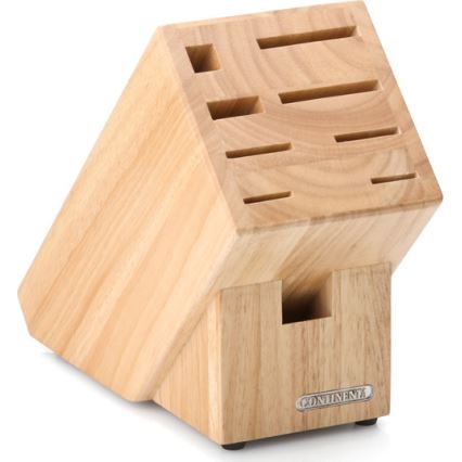 Continenta C30514 - Stalak za noževe 22x11,5x22 cm od kaučukovog drveta