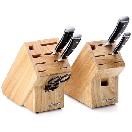 Continenta C30514 - Stalak za noževe 22x11,5x22 cm od kaučukovog drveta