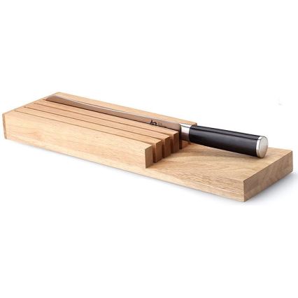 Continenta C30518 - Organizator za noževe 39x11x3,5 cm kaučukovo drvo