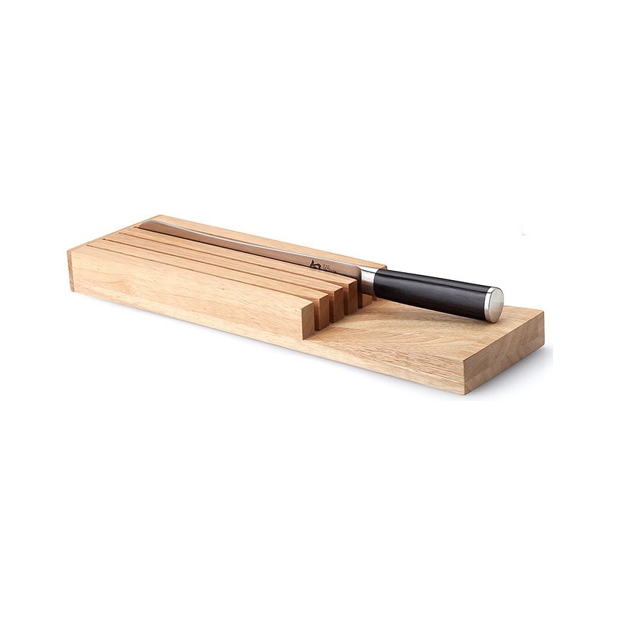 Continenta C30518 - Organizator za noževe 39x11x3,5 cm kaučukovo drvo