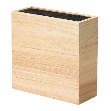 Continenta C3314 - Stalak za noževe sa fleksibilnim uloškom 22x9x21,5 cm, od kaučukovog drveta