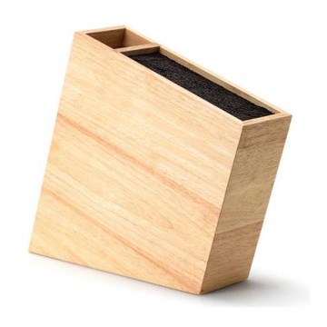 Continenta C3317 - Stalak za noževe sa fleksibilnim umetkom i pregradom 31x9x28 cm