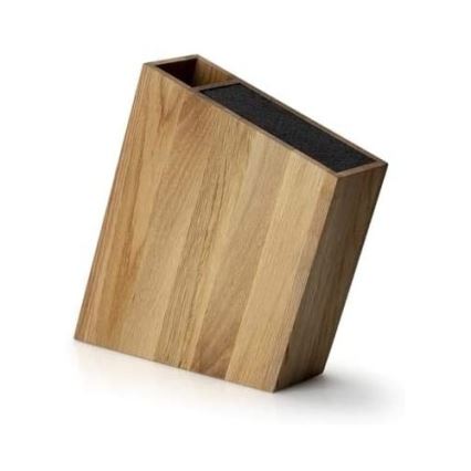 Continenta C4151 - Stalak za noževe sa fleksibilnim uloškom i pregradom 31x8x24,5 cm hrast