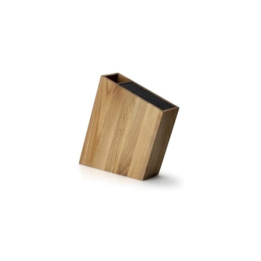 Continenta C4151 - Stalak za noževe sa fleksibilnim uloškom i pregradom 31x8x24,5 cm hrast