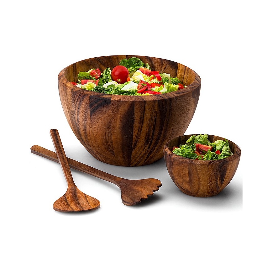 Continenta C4841 - Set za posluživanje salate, 36 cm, od akacije