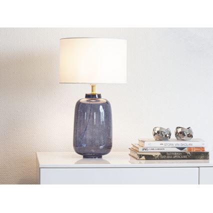Cottex - Stona lampa BLAKE 1xE27/8W/230V plava