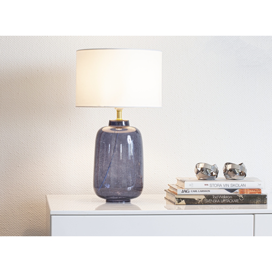 Cottex - Stona lampa BLAKE 1xE27/8W/230V plava