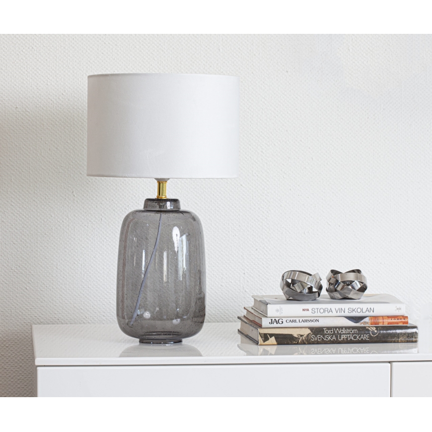 Cottex - Stona lampa BLAKE 1xE27/8W/230V siva