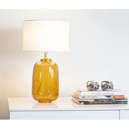 Cottex - Stona lampa BLAKE 1xE27/8W/230V braon