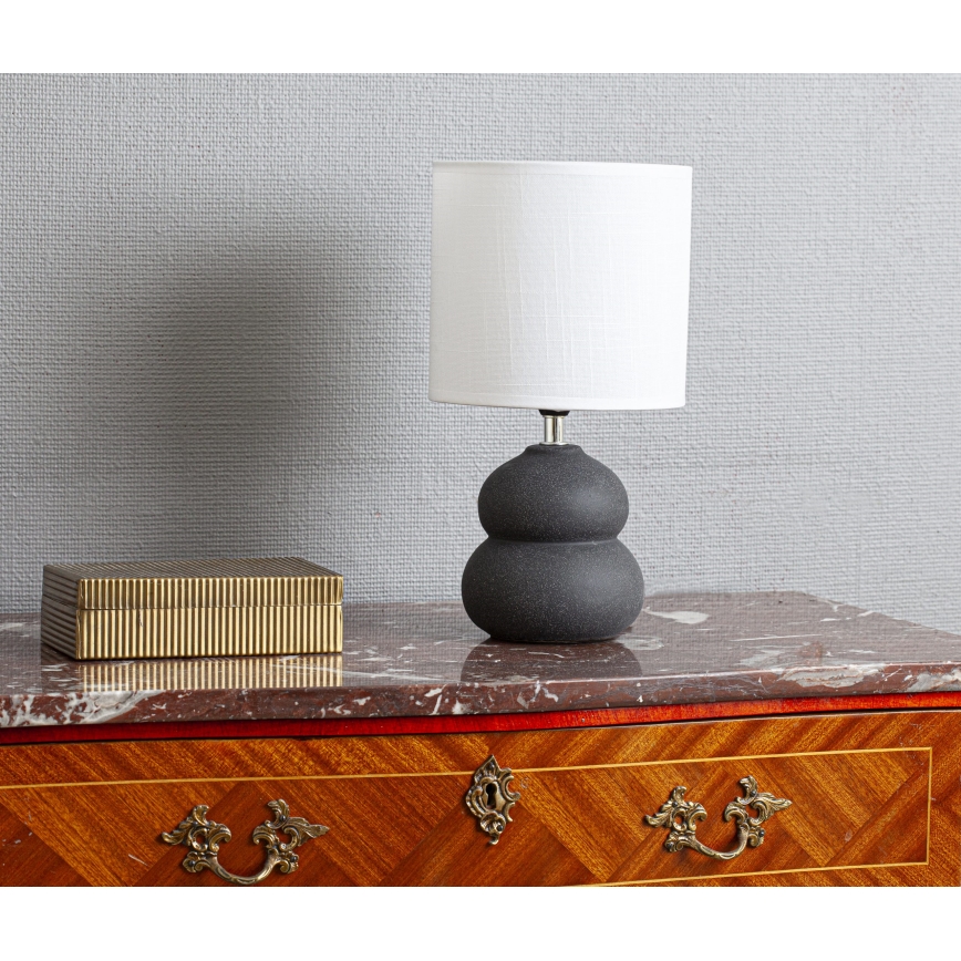 Cottex - Stona lampa LUCIE 1xE14/8W/230V siva