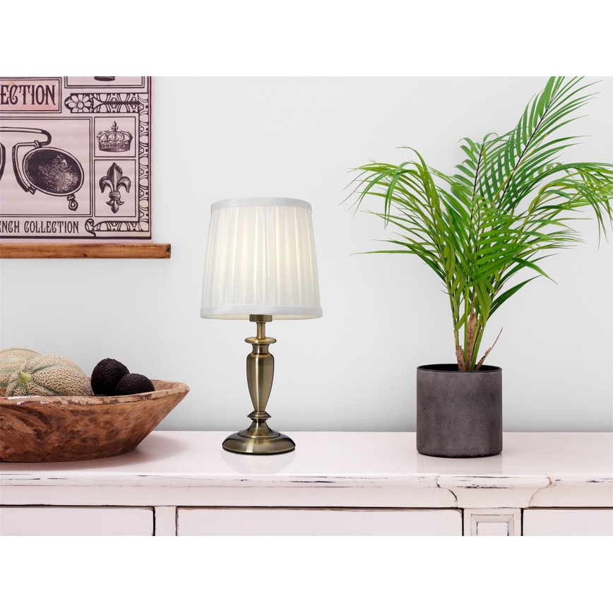 Cottex - Stona lampa INEB 1xE14/40W/230V bronzana