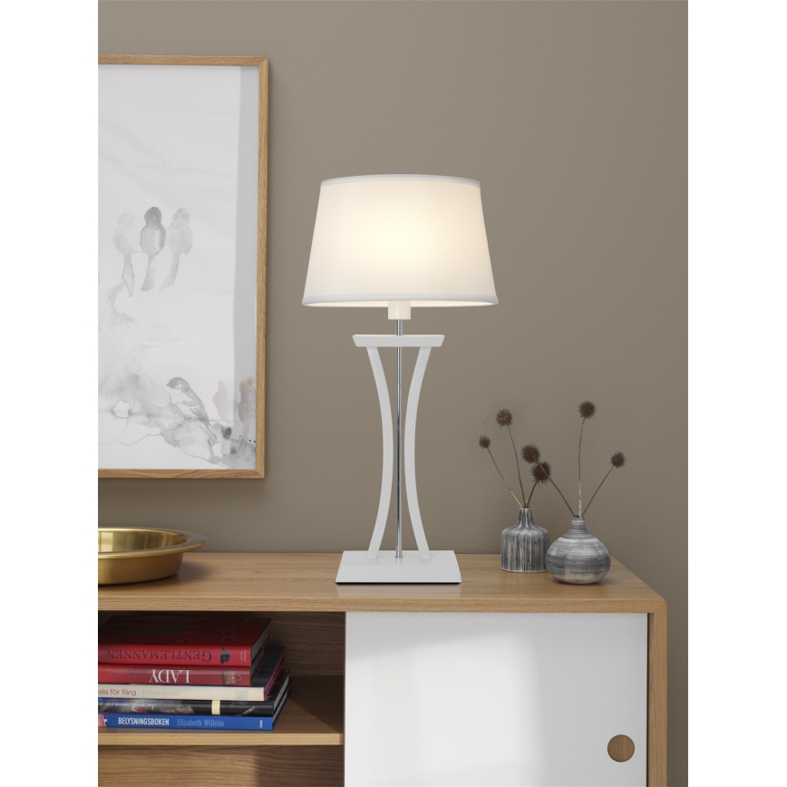 Cottex - Stona lampa NEW CHELSEA 1xE14/40W/230V bela