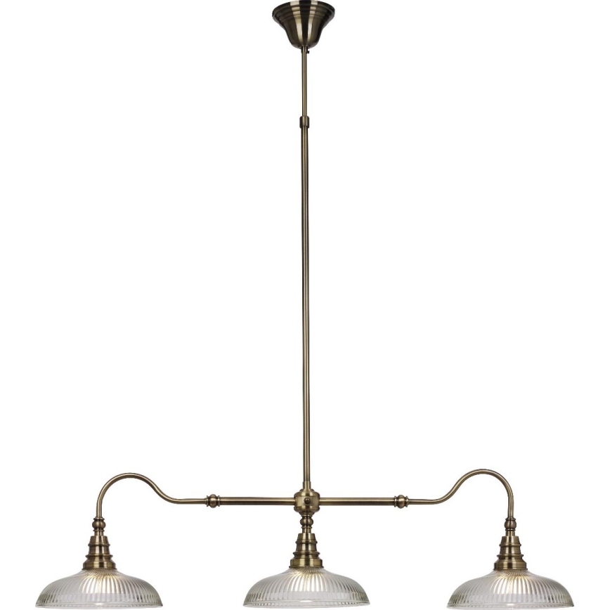 Cottex - Luster na šipci SNOOKER 3xE27/60W/230V