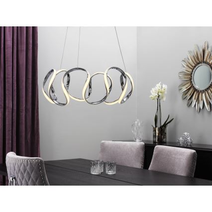 Cottex - LED luster na sajli WAVE LED/40W/230V